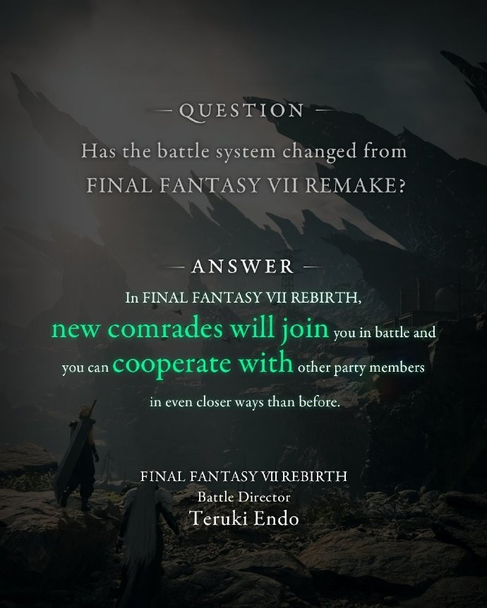 《最终幻想7 重制版》官方最新两期开发者Q&A