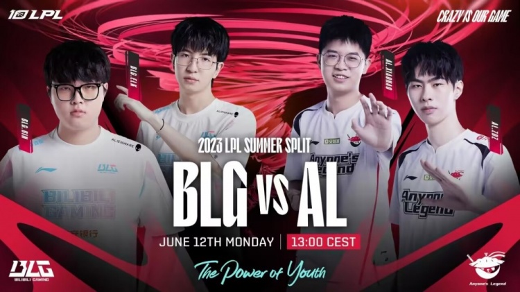 《英雄联盟》2023 LPL夏季赛赛报：Bin纳尔被军训团战仍有用Yagao超神杰斯爆炸伤害助BLG五连胜