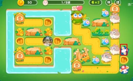 《<a href=https://hrbzj.com.cn/game/828.html target=_blank class=infotextkey>保卫萝卜</a>4》绿野奇缘第42关通关攻略